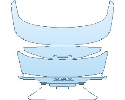  2018 MASERATI GRANTURISMO MC CONVERTIBLE REAR DECK LID