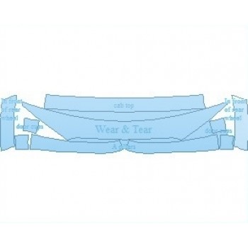 PAINT PROTECTION KIT - 2021 TOYOTA 4RUNNER TRAIL SPECIAL EDITION COMMON WEAR AREA KIT - PRECUT PPF CLEAR BRA WRAP