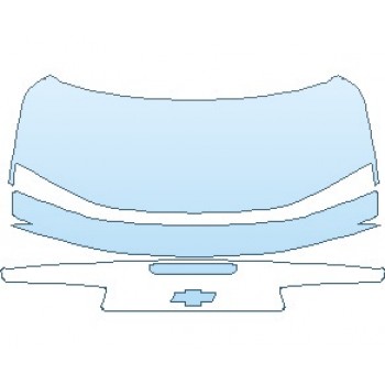 2023 CHEVROLET CAMARO 2SS COUPE REAR DECK LID WITH LIP SPOILER