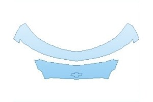 2027 CHEVROLET CAMARO 1SS COUPE BUMPER UPPER & CENTER WITH CHEVY EMBLEM