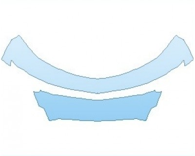 PAINT PROTECTION KIT - 2021 CHEVROLET CAMARO 1SS COUPE BUMPER UPPER AND CENTER - PRECUT PPF CLEAR BRA WRAP