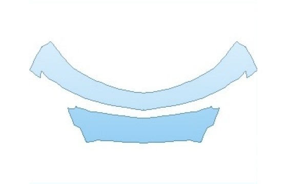 PAINT PROTECTION KIT - 2027 CHEVROLET CAMARO 1SS COUPE BUMPER UPPER & CENTER - PRECUT PPF CLEAR BRA WRAP
