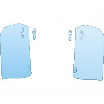 PAINT PROTECTION KIT - 2025 CHEVROLET CAMARO 1SS COUPE DOORS - PRECUT PPF CLEAR BRA WRAP