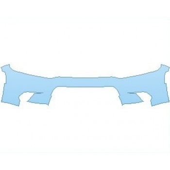 PAINT PROTECTION KIT - 2020 DODGE CHARGER SRT 392 BUMPER KIT - INVISIBLEMASK - 3M PAINT PROTECTION