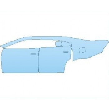 PAINT PROTECTION KIT - 2023 DODGE CHARGER DAYTONA 392 REAR QUARTERS AND DOORS LEFT - PRECUT PPF CLEAR BRA WRAP