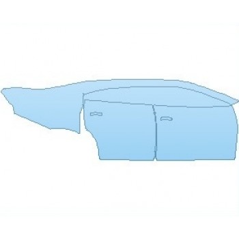 PAINT PROTECTION KIT - 2020 DODGE CHARGER GT REAR QUARTERS AND DOORS RIGHT - INVISIBLEMASK - 3M PAINT PROTECTION
