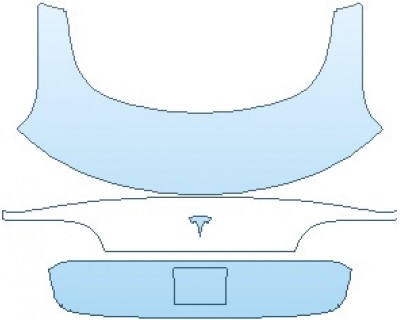 2021 TESLA MODEL 3 REAR DECK LID