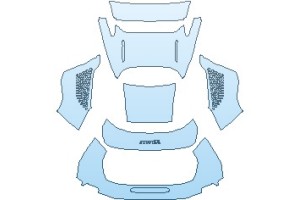 2024 FERRARI SF90 STRADALE REAR DECK LID WITH STANDARD SPOILER