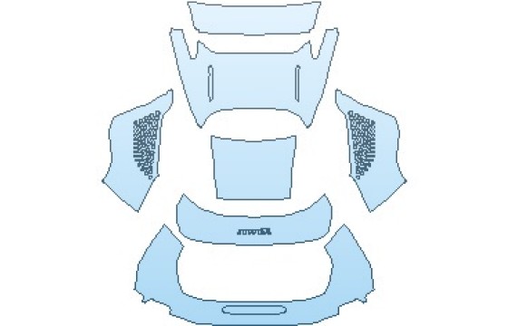 Precut PPF Kit – Clear Bra Paint Protection Film PAINT PROTECTION KIT - 2027 FERRARI SF90 STRADALE REAR DECK LID WITH STANDARD SPOILER - PRECUT PPF CLEAR BRA WRAP
