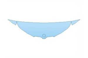 2026 BMW IX SPORT HOOD (NO WRAPPED EDGES)