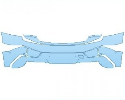 2023 BMW IX SPORT REAR BUMPER WITH SENSORS