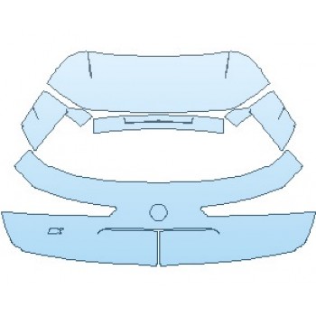 PAINT PROTECTION KIT - 2025 BMW IX SPORT REAR HATCH WITH IX EMBLEM - PRECUT PPF CLEAR BRA WRAP