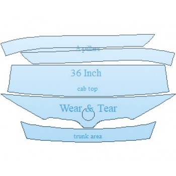 PAINT PROTECTION KIT - 2025 BMW IX SPORT COMMON WEAR AREA KIT - PRECUT PPF CLEAR BRA WRAP