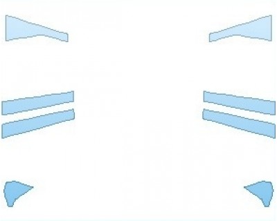 2023 NISSAN ROGUE PLATINUM B & C PILLARS