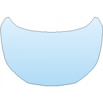 PAINT PROTECTION KIT - 2021 NISSAN ROGUE PLATINUM FULL HOOD (NO WRAPPED EDGES) - PRECUT PPF CLEAR BRA WRAP