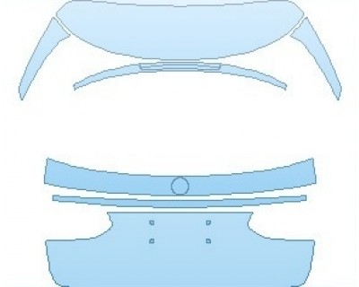 PAINT PROTECTION KIT - 2022 MERCEDES E CLASS AMG E 63S WAGON REAR HATCH - PRECUT PPF CLEAR BRA WRAP
