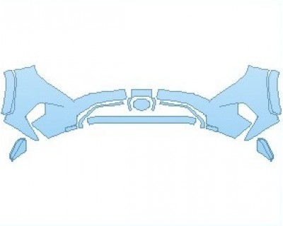 PAINT PROTECTION KIT - 2023 TOYOTA RAV4 LIMITED BUMPER WITH TOW HOLES - PRECUT PPF CLEAR BRA WRAP