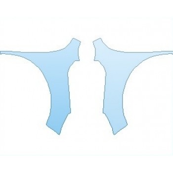 PAINT PROTECTION KIT - 2022 FORD ESCAPE S FULL FENDERS (NO WRAPPED EDGES) - PRECUT PPF CLEAR BRA WRAP