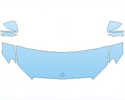 PAINT PROTECTION KIT - 2023 MERCEDES E CLASS AMG E 53 COUPE HOOD (WRAPPED EDGES) - PRECUT PPF CLEAR BRA WRAP