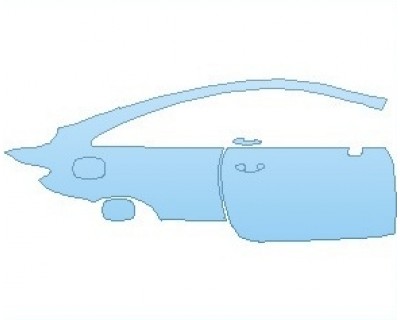 PAINT PROTECTION KIT - 2023 MERCEDES E CLASS AMG E 53 COUPE REAR QUARTER PANEL & DOOR RIGHT - PRECUT PPF CLEAR BRA WRAP