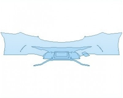 PAINT PROTECTION KIT - 2023 MERCEDES E CLASS AMG E 53 COUPE REAR BUMPER - PRECUT PPF CLEAR BRA WRAP
