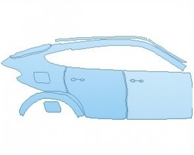 2023 BMW X6 M COMPETITION REAR QUARTER PANEL & DOORS RIGHT SIDE