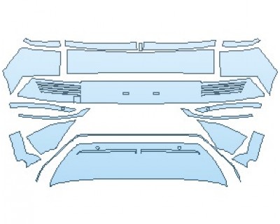 Precut PPF Kit – Clear Bra Paint Protection Film PAINT PROTECTION KIT - 2023 HYUNDAI IONIQ 5 LIMITED REAR BUMPER WITH SENSORS - PRECUT PPF CLEAR BRA WRAP