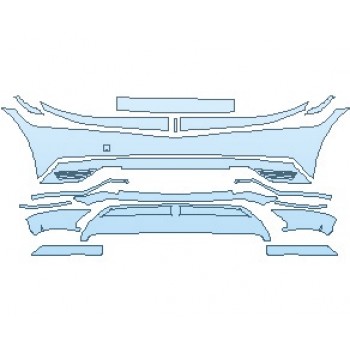 PAINT PROTECTION KIT - 2022 HYUNDAI IONIQ 5 SE BUMPER - PRECUT PPF CLEAR BRA WRAP