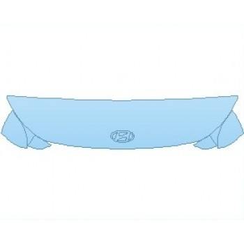 PAINT PROTECTION KIT - 2022 HYUNDAI IONIQ 5 SE HOOD 24 INCH (NO WRAPPED EDGES) - PRECUT PPF CLEAR BRA WRAP