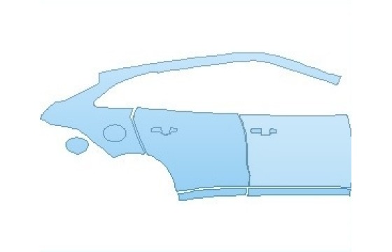 Precut PPF Kit – Clear Bra Paint Protection Film PAINT PROTECTION KIT - 2027 JAGUAR F-PACE SVR REAR QUARTER & DOORS RIGHT SIDE - PRECUT PPF CLEAR BRA WRAP