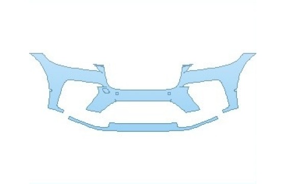 PAINT PROTECTION KIT - 2027 JAGUAR F-PACE SVR BUMPER WITH SENSORS - PRECUT PPF CLEAR BRA WRAP