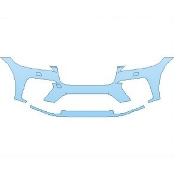 PAINT PROTECTION KIT - 2022 JAGUAR F-PACE SVR BUMPER WITH WASHERS - PRECUT PPF CLEAR BRA WRAP
