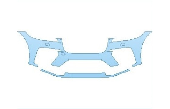 PAINT PROTECTION KIT - 2027 JAGUAR F-PACE SVR BUMPER WITH WASHERS - PRECUT PPF CLEAR BRA WRAP