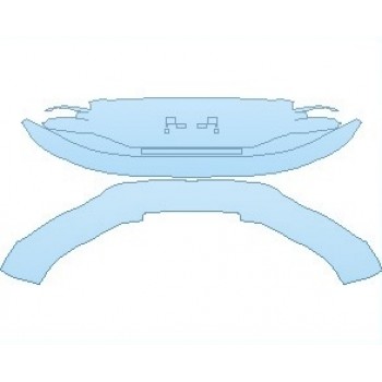 PAINT PROTECTION KIT - 2024 ASTON MARTIN DBX COUPE REAR BUMPER LOWER - PRECUT PPF CLEAR BRA WRAP