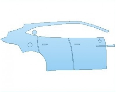 PAINT PROTECTION KIT - 2024 ASTON MARTIN DBX COUPE REAR QUARTER PANEL & DOORS RIGHT SIDE - PRECUT PPF CLEAR BRA WRAP