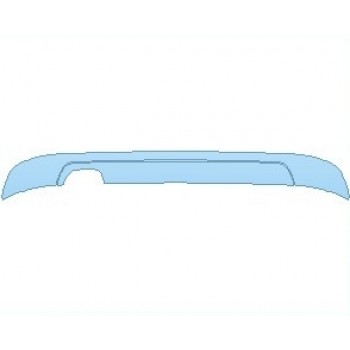 2020 BMW 4 SERIES LUXURY GRAN COUPE LOWER REAR BUMPER 428I, 430I - PRECUT PPF CLEAR BRA WRAP
