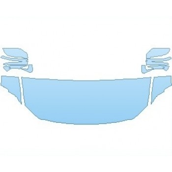 PAINT PROTECTION KIT - 2022 BMW M3 COMPETITION HOOD (NO WRAPPED EDGES) - PRECUT PPF CLEAR BRA WRAP