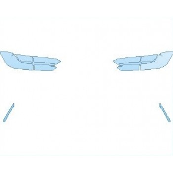 PAINT PROTECTION KIT - 2022 BMW M3 COMPETITION LIGHTS REAR - PRECUT PPF CLEAR BRA WRAP