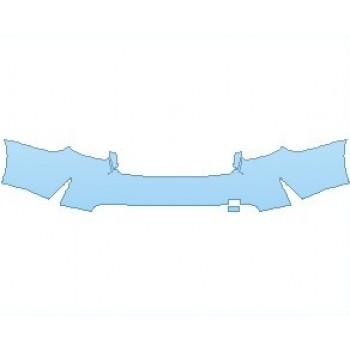 PAINT PROTECTION KIT - 2022 BMW M3 COMPETITION REAR BUMPER - PRECUT PPF CLEAR BRA WRAP
