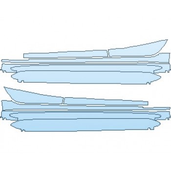 PAINT PROTECTION KIT - 2022 BMW M3 COMPETITION ROCKER PANELS - PRECUT PPF CLEAR BRA WRAP
