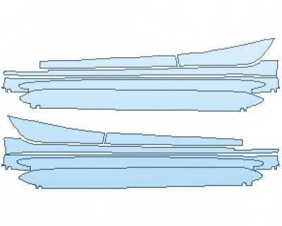 PAINT PROTECTION KIT - 2022 BMW M3 COMPETITION ROCKER PANELS - PRECUT PPF CLEAR BRA WRAP