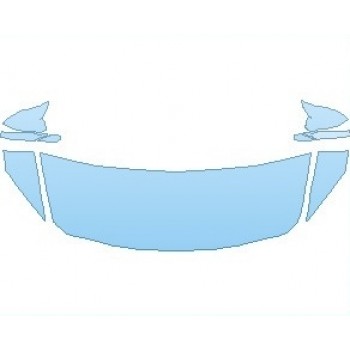 PAINT PROTECTION KIT - 2020 BMW M4 BASE CONVERTIBLE HOOD - INVISIBLEMASK - 3M PAINT PROTECTION