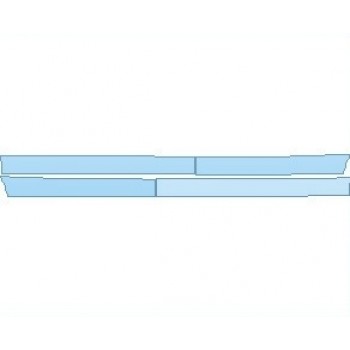 PAINT PROTECTION KIT - 2021 LINCOLN NAUTILUS RESERVE LOWER DOORS - PRECUT PPF CLEAR BRA WRAP