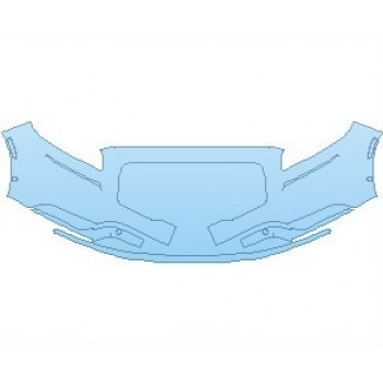 PAINT PROTECTION KIT - 2021 LINCOLN NAUTILUS RESERVE BUMPER WITH SENSORS - PRECUT PPF CLEAR BRA WRAP