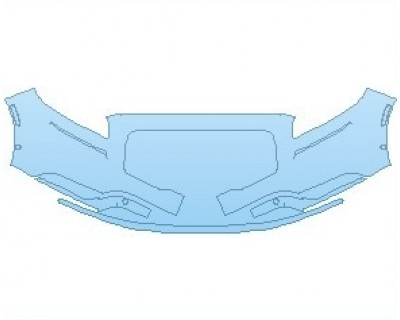 PAINT PROTECTION KIT - 2023 LINCOLN NAUTILUS RESERVE BUMPER WITH SENSORS - PRECUT PPF CLEAR BRA WRAP