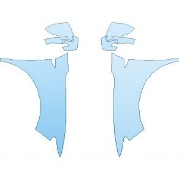 PAINT PROTECTION KIT - 2023 LINCOLN NAUTILUS RESERVE FULL FENDERS (NO WRAPPED EDGES) - PRECUT PPF CLEAR BRA WRAP