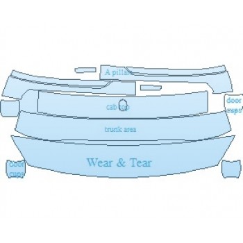 Precut PPF Kit – Clear Bra Paint Protection Film PAINT PROTECTION KIT - 2022 FORD TRANSIT CONNECT XLT WERA AND TEAR - PRECUT PPF CLEAR BRA WRAP