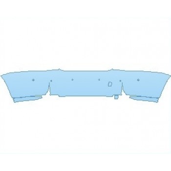 2022 ROLLS ROYCE GHOST STANDARD WHEELBASE REAR BUMPER WITHOUT VISIBLE EXHAUST WITH SENSORS