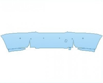 2022 ROLLS ROYCE GHOST STANDARD WHEELBASE REAR BUMPER WITHOUT VISIBLE EXHAUST WITH SENSORS