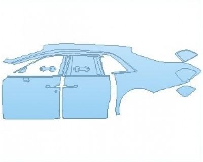 2022 ROLLS ROYCE GHOST STANDARD WHEELBASE REAR QUARTER PANELS AND DOORS LEFT SIDE